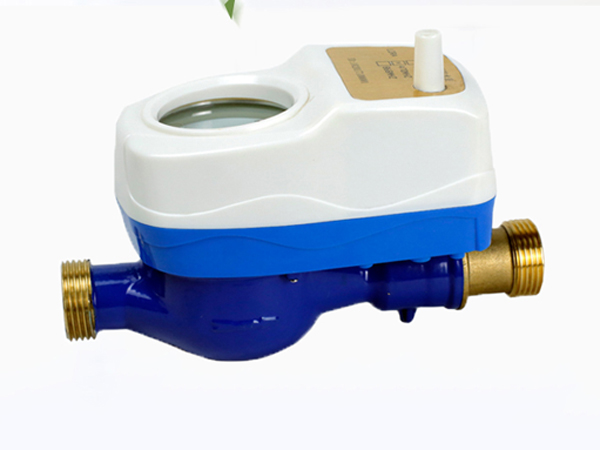 Wired valve control remote water meter