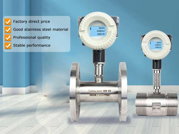 Fuel flow meters diesel hydraulic oil rotor turbine digital liquid flow meter