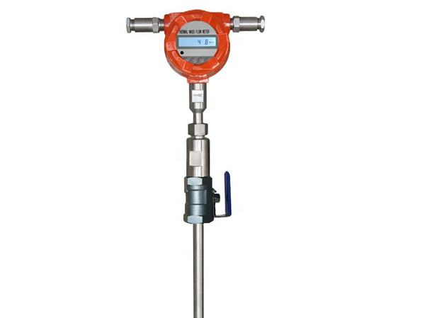 high temperature gas flowmeter digital nsertion type thermal mass flow sensor