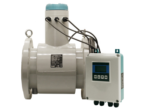 4-20mA RS485 MODBUS DC24V partially filled pipe dirty water non full pipe magnetic flowmeter